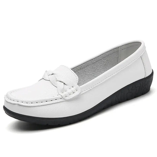 Zapatos De Mujer 2025, nuevos Zapatos planos De cuero suave, mocasines para Mujer, Zapatos planos informales, calzado para Mujer, Zapatos blancos para Mujer MedSurgery Store For Digital Health