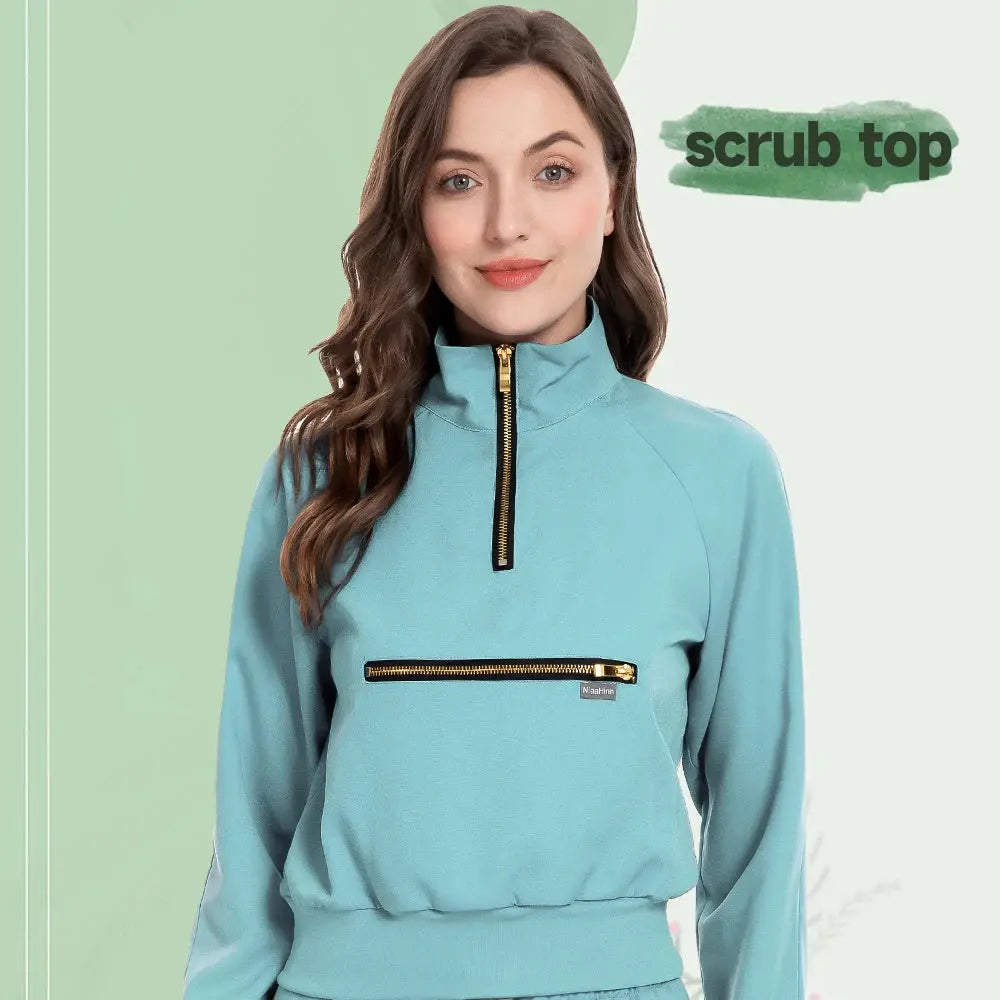 Chamarra Quirúrgica Elite MSORMOSIA - Uniforme Médico Elástico con Bolsillos Profesionales (MSO-42035-37) CJdropshipping
