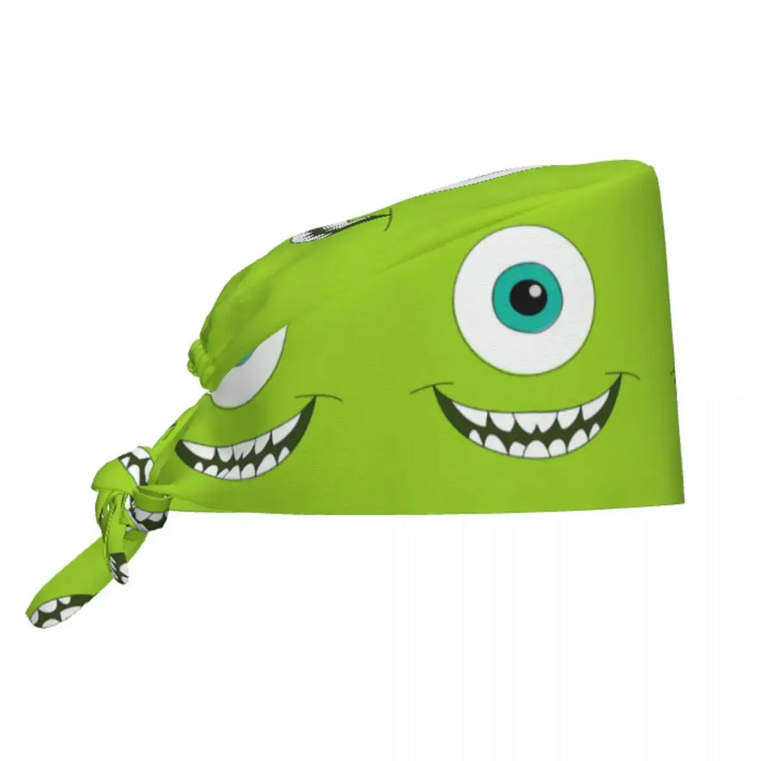 Gorro de trabajo ajustable personalizado con dibujos animados de la Universidad de Monsters, gorro quirúrgico para hombres y mujeres, gorro quirúrgico para enfermería, médico y cirujano MedSurgery Store For Digital Health