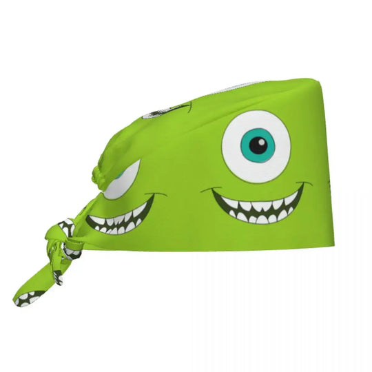 Gorro de trabajo ajustable personalizado con dibujos animados de la Universidad de Monsters, gorro quirúrgico para hombres y mujeres, gorro quirúrgico para enfermería, médico y cirujano MedSurgery Store For Digital Health