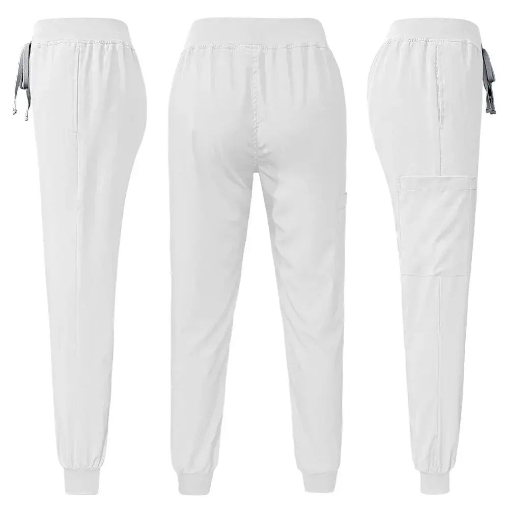 Uniforme médico ajustado para mujer, conjuntos de batas, accesorios de enfermería, batas de cirugía hospitalaria, clínica Dental, salón de belleza, ropa de trabajo CJdropshipping