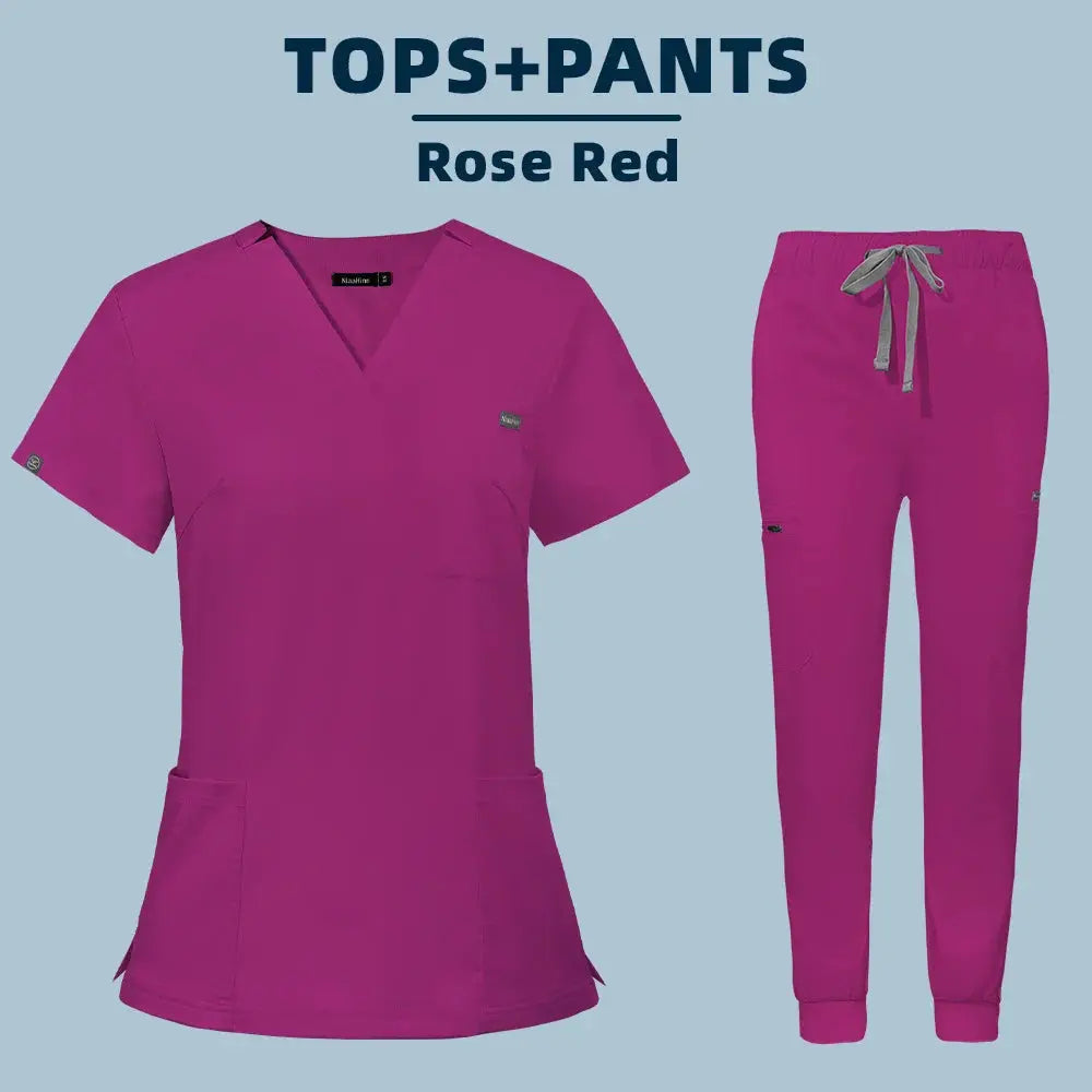 Venta al por mayor, uniforme médico para quirófano, conjunto de gomas de trabajo para Hospital, suministros médicos, traje de cirugía Dental para enfermera, ropa de trabajo CJdropshipping