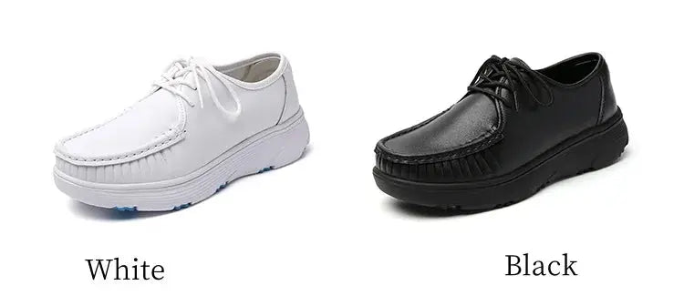 STRONGSHEN, zapatos blancos con plataforma, zapatos de enfermera para mujer, zapatos de trabajo ligeros y cómodos informales, zapatos antideslizantes a la moda para mujer MedSurgery Store For Digital Health