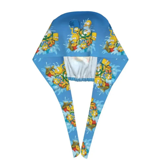 Personalizado The Simpsons Cartoon personal médico Scrubs Hat hombres mujeres médico enfermería gorro quirúrgico Scrub Caps MedSurgery Store For Digital Health