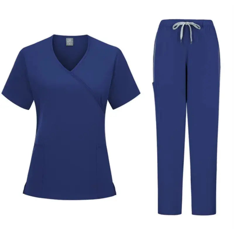 Nuevo conjunto de uniformes médicos, uniforme de médico, monos de cirugía, ropa de trabajo de salón de belleza, conjunto de ropa de trabajo de odontología CJdropshipping
