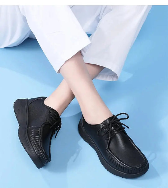 STRONGSHEN, zapatos blancos con plataforma, zapatos de enfermera para mujer, zapatos de trabajo ligeros y cómodos informales, zapatos antideslizantes a la moda para mujer MedSurgery Store For Digital Health
