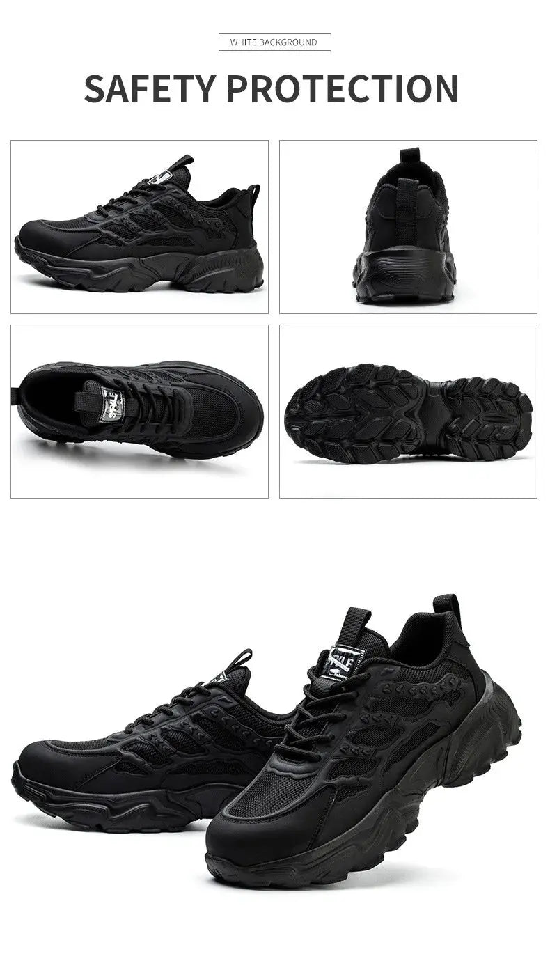 Zapatos de seguridad blancos para hombres y mujeres, antigolpes, antiperforación, aislamiento, 6kv, resistente al desgaste, negro, blanco, transpirable, ligero MedSurgery Store For Digital Health