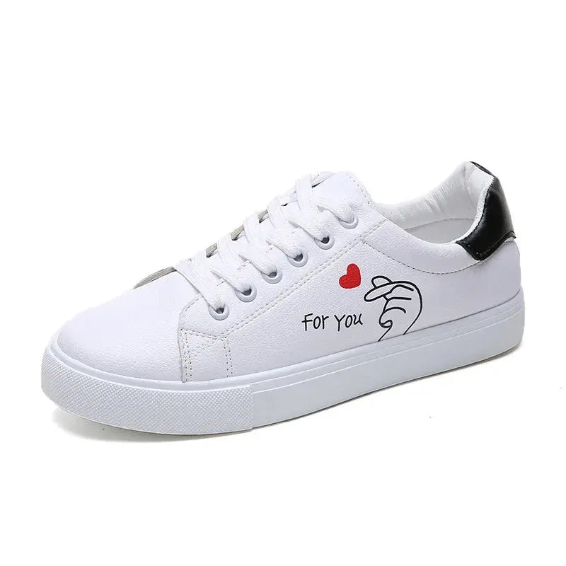 Zapatillas De correr transpirables blancas a la moda para Mujer, nuevas zapatillas informales con cordones y flores bordadas para primavera y otoño MedSurgery Store For Digital Health
