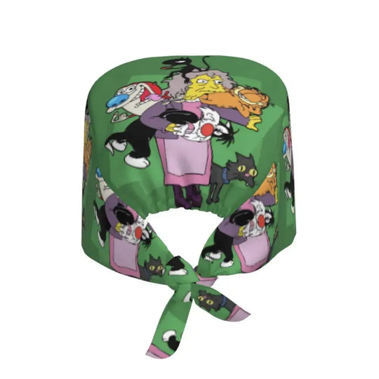 Personalizado The Simpsons Cartoon personal médico Scrubs Hat hombres mujeres médico enfermería gorro quirúrgico Scrub Caps MedSurgery Store For Digital Health
