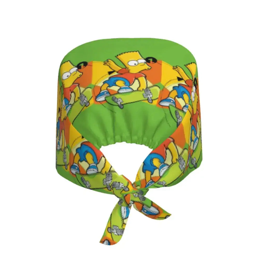 Personalizado The Simpsons Cartoon personal médico Scrubs Hat hombres mujeres médico enfermería gorro quirúrgico Scrub Caps MedSurgery Store For Digital Health