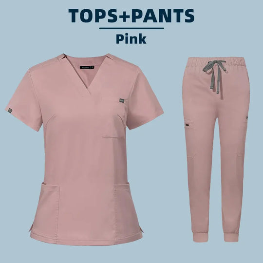Venta al por mayor, uniforme médico para quirófano, conjunto de gomas de trabajo para Hospital, suministros médicos, traje de cirugía Dental para enfermera, ropa de trabajo CJdropshipping