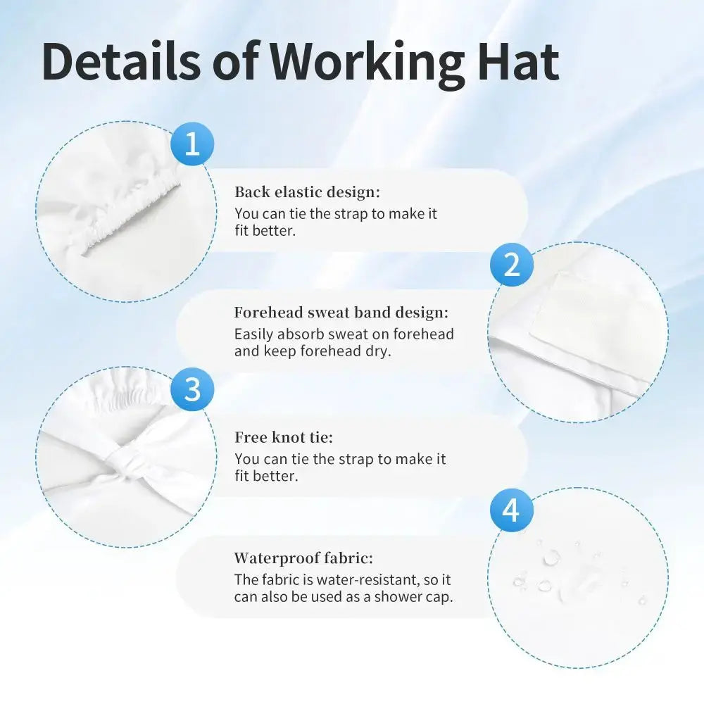 Gorro de trabajo ajustable personalizado con dibujos animados de la Universidad de Monsters, gorro quirúrgico para hombres y mujeres, gorro quirúrgico para enfermería, médico y cirujano MedSurgery Store For Digital Health