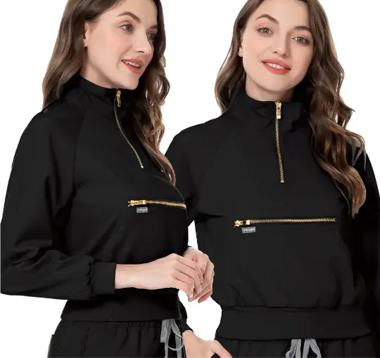 Chamarra Quirúrgica Elite MSORMOSIA - Uniforme Médico Elástico con Bolsillos Profesionales (MSO-42035-37) CJdropshipping