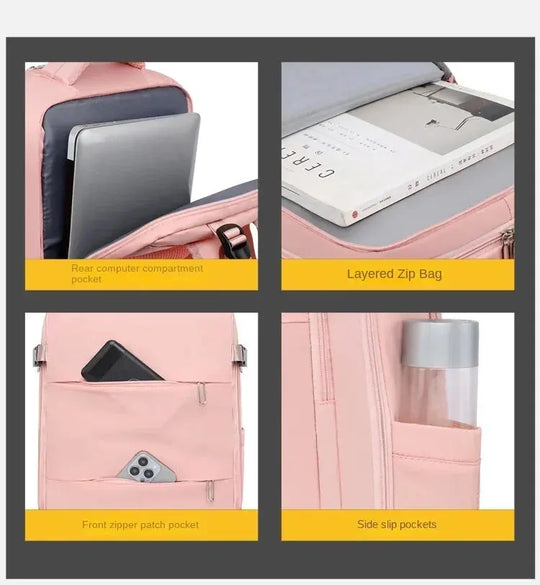 Mochila de viaje para mujer, mochila de mano, mochila para ordenador portátil TSA, bolsa de enfermera universitaria aprobada por vuelo, mochila informal para fin de semana MedSurgery Store For Digital Health