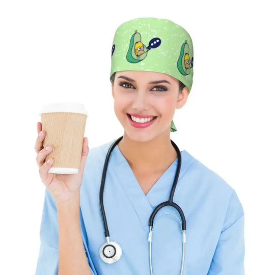 Personalizado The Simpsons Cartoon personal médico Scrubs Hat hombres mujeres médico enfermería gorro quirúrgico Scrub Caps MedSurgery Store For Digital Health
