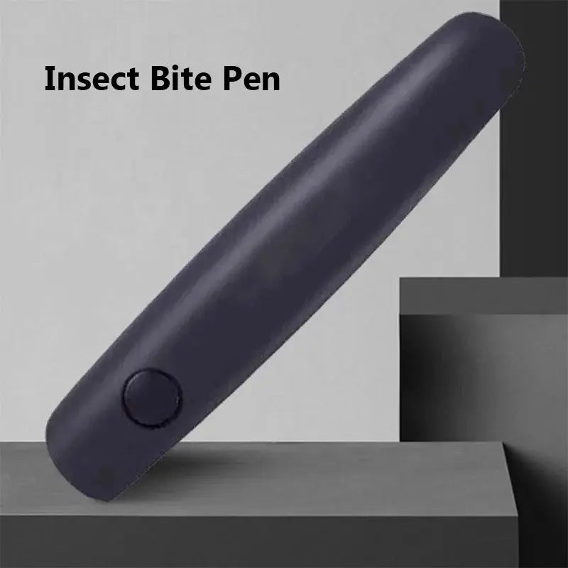 Para picazón, picadura, insecto, mosquito, bolígrafo portátil, negro, alivia los niños adultos, antipicazón físico, palo para dejar de picazón, antipruriginoso MedSurgery Store For Digital Health