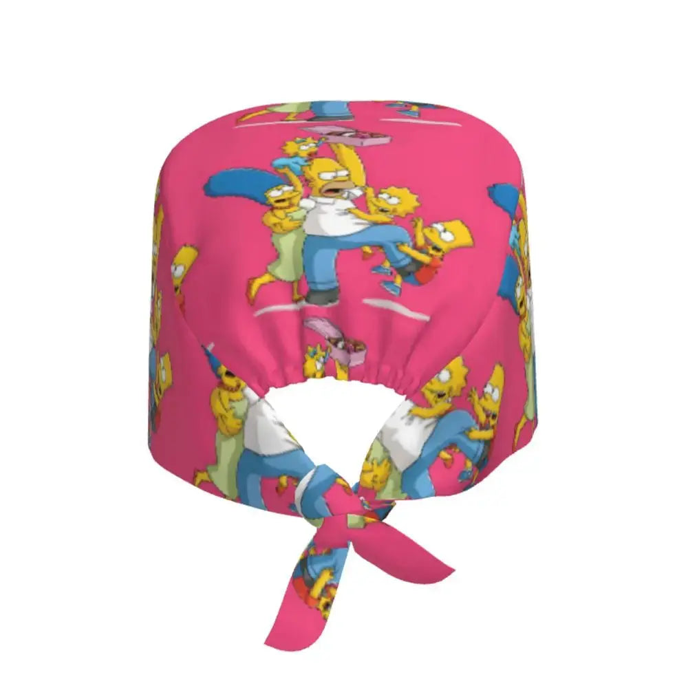 Gorro de trabajo ajustable personalizado con explosión cerebral, gorro quirúrgico de los Simpsons, gorro quirúrgico para enfermería, médico, cirujano, para Chef MedSurgery Store For Digital Health
