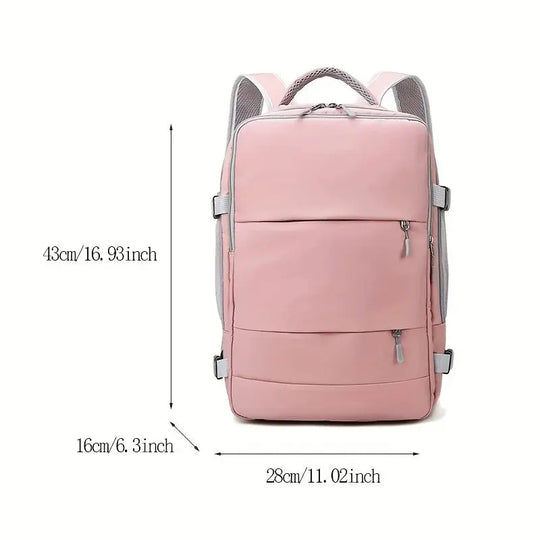 Mochila de viaje de gran capacidad para mujer, multifunción, almacenamiento de zapatos, multicapa, separación seca y húmeda, impermeable MedSurgery Store For Digital Health