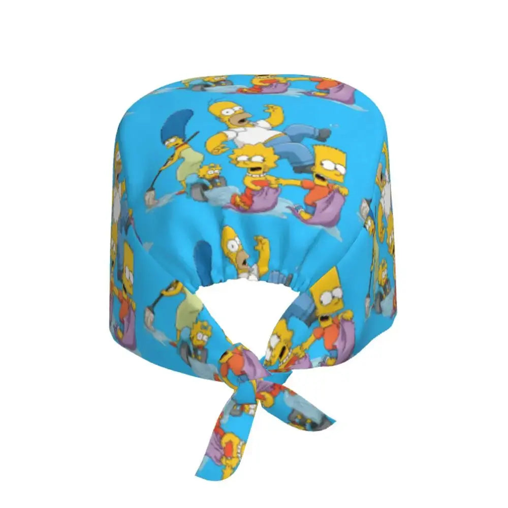 Gorro de trabajo ajustable personalizado con explosión cerebral, gorro quirúrgico de los Simpsons, gorro quirúrgico para enfermería, médico, cirujano, para Chef MedSurgery Store For Digital Health
