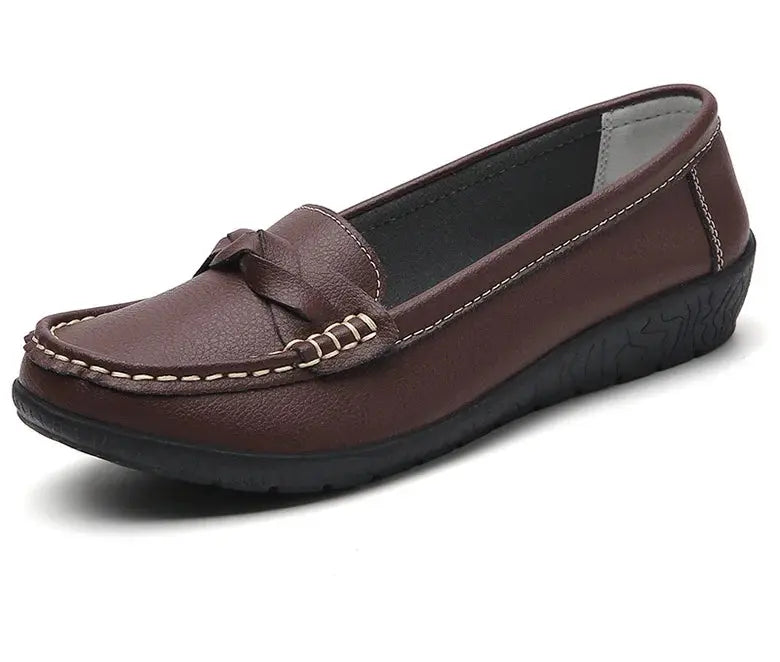 Zapatos De Mujer 2025, nuevos Zapatos planos De cuero suave, mocasines para Mujer, Zapatos planos informales, calzado para Mujer, Zapatos blancos para Mujer MedSurgery Store For Digital Health