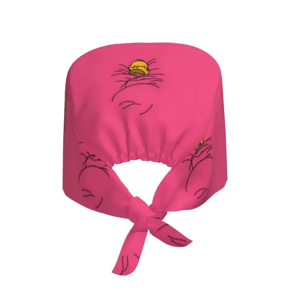 Personalizado The Simpsons Cartoon personal médico Scrubs Hat hombres mujeres médico enfermería gorro quirúrgico Scrub Caps MedSurgery Store For Digital Health