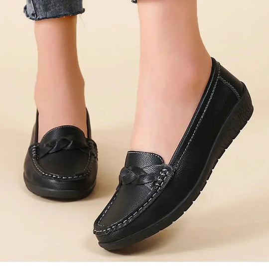 Zapatos De Mujer 2025, nuevos Zapatos planos De cuero suave, mocasines para Mujer, Zapatos planos informales, calzado para Mujer, Zapatos blancos para Mujer MedSurgery Store For Digital Health
