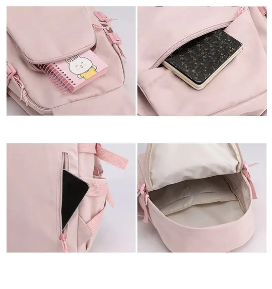 Mochila con cerradura azul de Anime, mochilas de viaje a la moda para hombres y mujeres, bolso escolar para deportes al aire libre MedSurgery Store For Digital Health