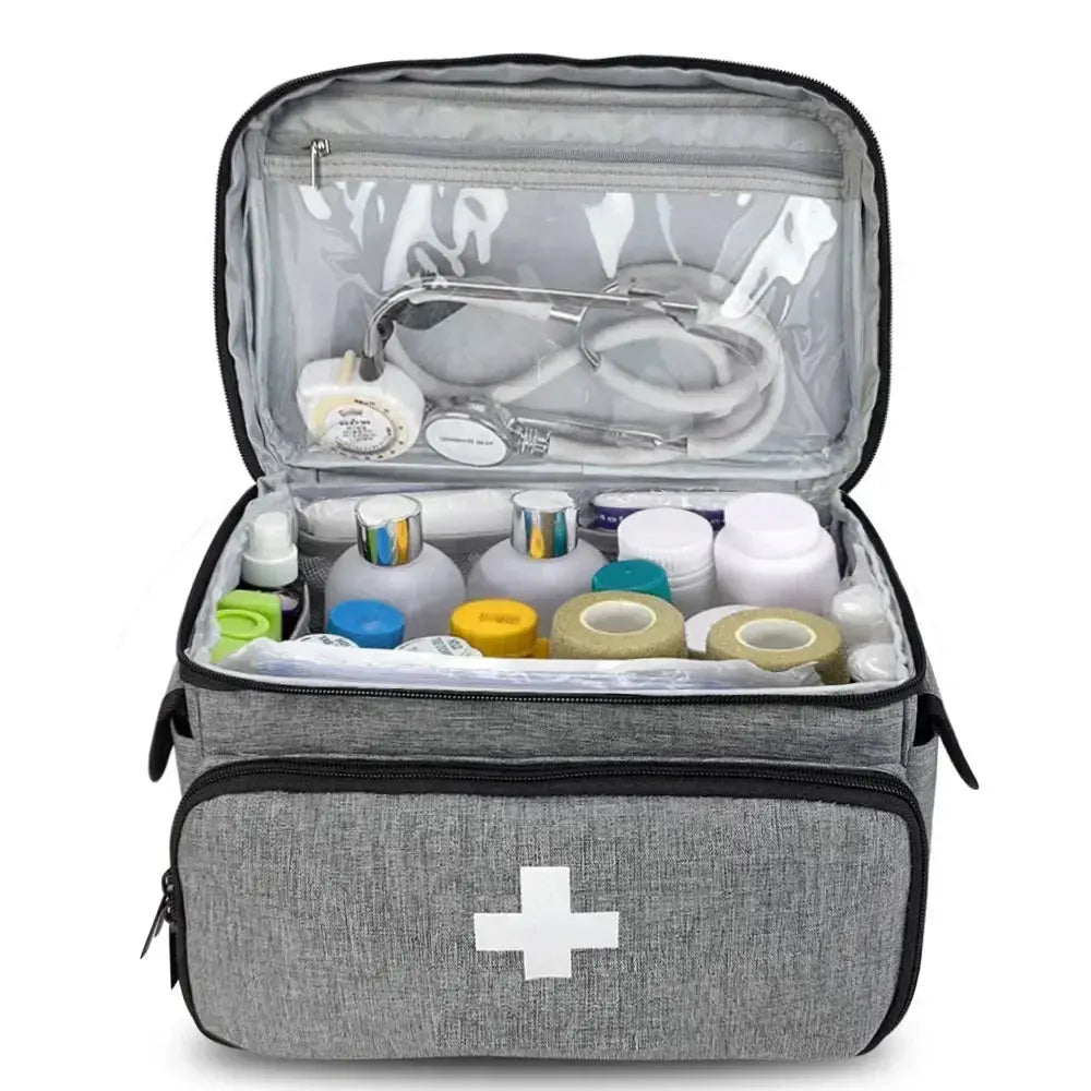 Bolsa de botiquín de primeros auxilios de viaje para el hogar, bolsa de transporte médica, organizador de almacenamiento multifuncional, cajas de medicina en capas, armario de medicinadsers - fulfillment - serviceMedSurgery Store For Digital Health1005008782364105 - blackNegroBolsa de botiquín de primeros auxilios de viaje para el hogar, bolsa de transporte médica, organizador de almacenamiento multifuncional, cajas de medicina en capas, armario de medicina