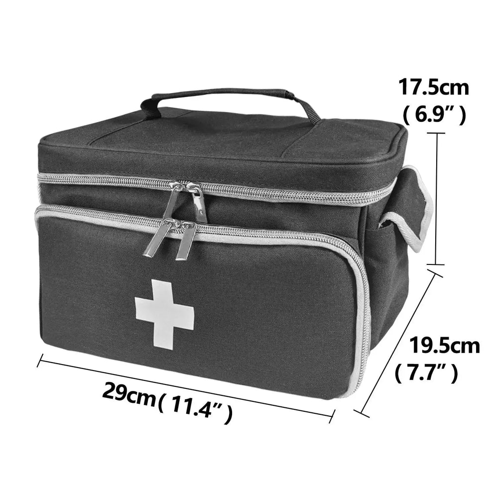 Bolsa de botiquín de primeros auxilios de viaje para el hogar, bolsa de transporte médica, organizador de almacenamiento multifuncional, cajas de medicina en capas, armario de medicinadsers - fulfillment - serviceMedSurgery Store For Digital Health1005008782364105 - blackNegroBolsa de botiquín de primeros auxilios de viaje para el hogar, bolsa de transporte médica, organizador de almacenamiento multifuncional, cajas de medicina en capas, armario de medicina