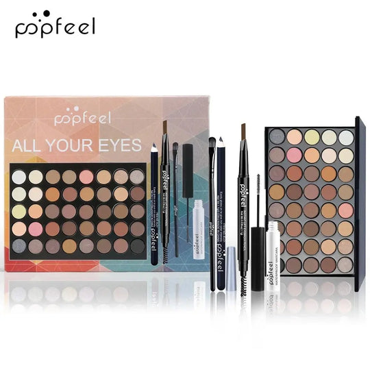 POPFEEL - Juego de maquillaje para mujer, paleta de sombras de ojos, delineador de ojos, rímel, lápiz de cejas, caja de herramientas de maquillaje, regalosMedSurgery Store For Digital HealthMedSurgery Store For Digital Health1005008248135195 - SET001ASET001APOPFEEL - Juego de maquillaje para mujer, paleta de sombras de ojos, delineador de ojos, rímel, lápiz de cejas, caja de herramientas de maquillaje, regalos
