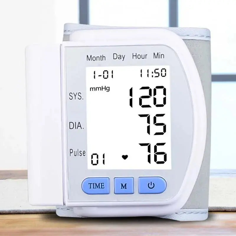Tensiometro Digital para salud, esfigmomanómetro médico BP, manguito de muñeca, Monitor Digital de presión arterial, medidor de pulso y ritmo cardíacodsers - fulfillment - serviceMedSurgery Store For Digital Health1005009640548799 - WHITEBlancoTensiometro Digital para salud, esfigmomanómetro médico BP, manguito de muñeca, Monitor Digital de presión arterial, medidor de pulso y ritmo cardíaco