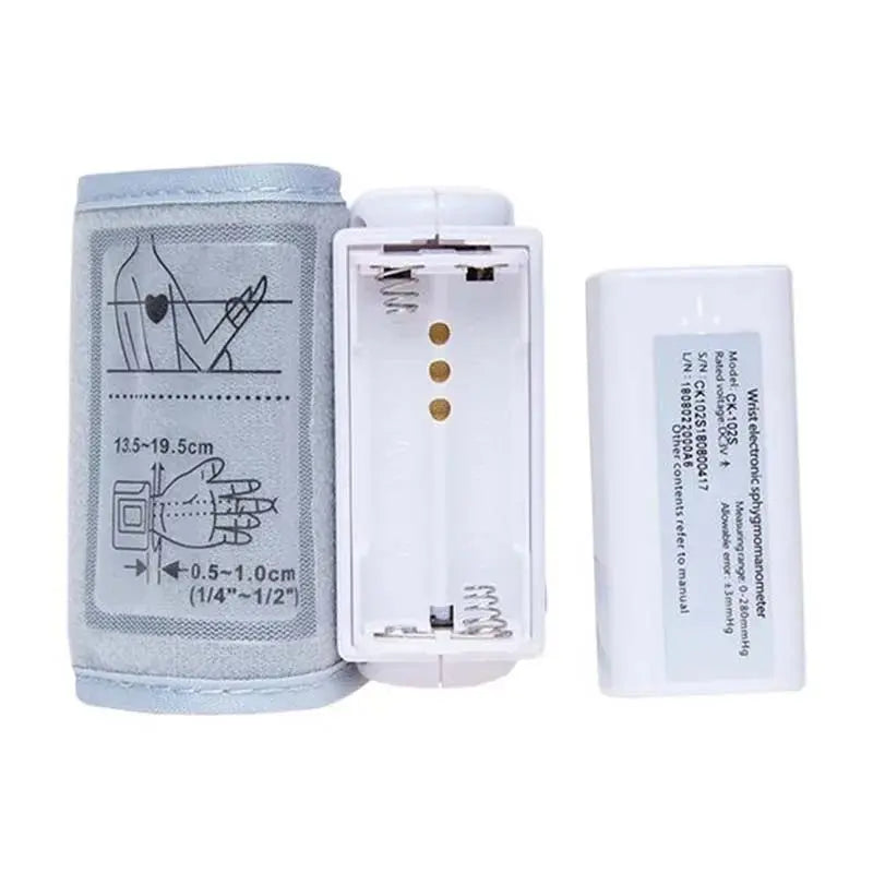 Tensiometro Digital para salud, esfigmomanómetro médico BP, manguito de muñeca, Monitor Digital de presión arterial, medidor de pulso y ritmo cardíacodsers - fulfillment - serviceMedSurgery Store For Digital Health1005009640548799 - WHITEBlancoTensiometro Digital para salud, esfigmomanómetro médico BP, manguito de muñeca, Monitor Digital de presión arterial, medidor de pulso y ritmo cardíaco