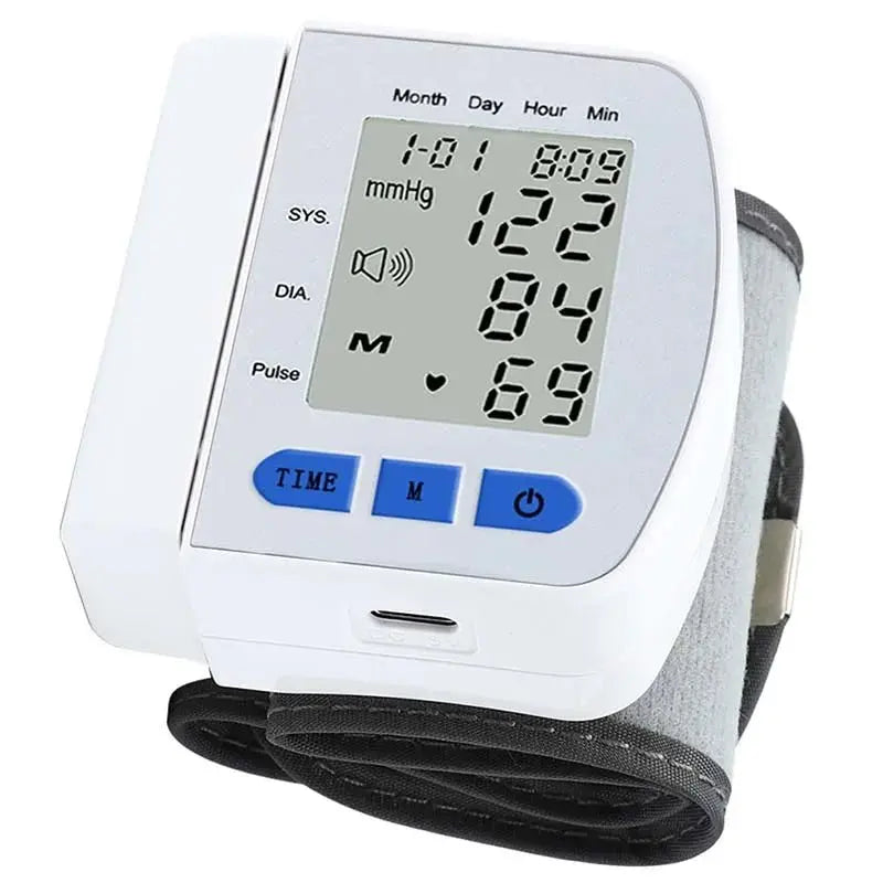 Tensiometro Digital para salud, esfigmomanómetro médico BP, manguito de muñeca, Monitor Digital de presión arterial, medidor de pulso y ritmo cardíacodsers - fulfillment - serviceMedSurgery Store For Digital Health1005009640548799 - WHITEBlancoTensiometro Digital para salud, esfigmomanómetro médico BP, manguito de muñeca, Monitor Digital de presión arterial, medidor de pulso y ritmo cardíaco