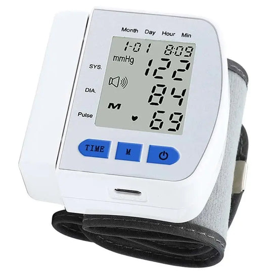 Tensiometro Digital para salud, esfigmomanómetro médico BP, manguito de muñeca, Monitor Digital de presión arterial, medidor de pulso y ritmo cardíacodsers - fulfillment - serviceMedSurgery Store For Digital Health1005009640548799 - WHITEBlancoTensiometro Digital para salud, esfigmomanómetro médico BP, manguito de muñeca, Monitor Digital de presión arterial, medidor de pulso y ritmo cardíaco