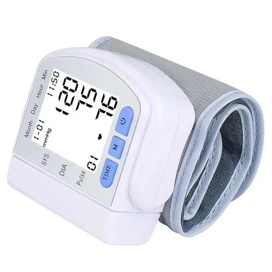 Tensiometro Digital para salud, esfigmomanómetro médico BP, manguito de muñeca, Monitor Digital de presión arterial, medidor de pulso y ritmo cardíacodsers - fulfillment - serviceMedSurgery Store For Digital Health1005009640548799 - WHITEBlancoTensiometro Digital para salud, esfigmomanómetro médico BP, manguito de muñeca, Monitor Digital de presión arterial, medidor de pulso y ritmo cardíaco