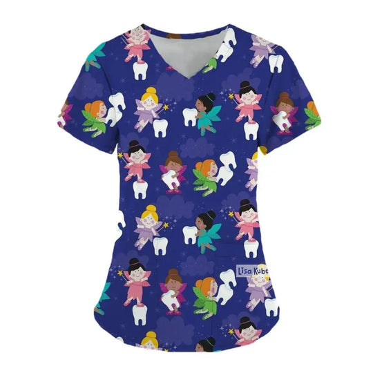 Tops exfoliantes con estampado de dientes Para Mujer, Uniforme de trabajo de dentista, Uniformes médicos Para Mujer, ropa de trabajo de Hospital, 2024dsers - fulfillment - serviceMedSurgery Store For Digital Health1005007655720100 - HSC04J202403197 - XSHSC04J202403197XSTops exfoliantes con estampado de dientes Para Mujer, Uniforme de trabajo de dentista, Uniformes médicos Para Mujer, ropa de trabajo de Hospital, 2024