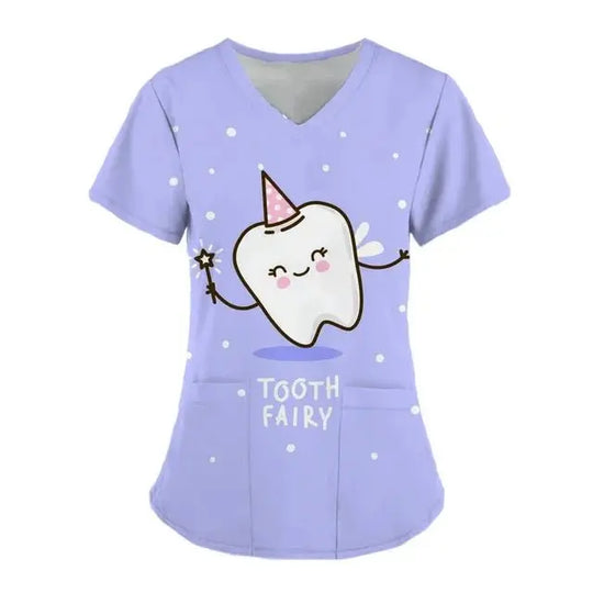 Tops exfoliantes con estampado de dientes Para Mujer, Uniforme de trabajo de dentista, Uniformes médicos Para Mujer, ropa de trabajo de Hospital, 2024dsers - fulfillment - serviceMedSurgery Store For Digital Health1005007655720100 - HSC04J20240319B - XSHSC04J20240319BXSTops exfoliantes con estampado de dientes Para Mujer, Uniforme de trabajo de dentista, Uniformes médicos Para Mujer, ropa de trabajo de Hospital, 2024