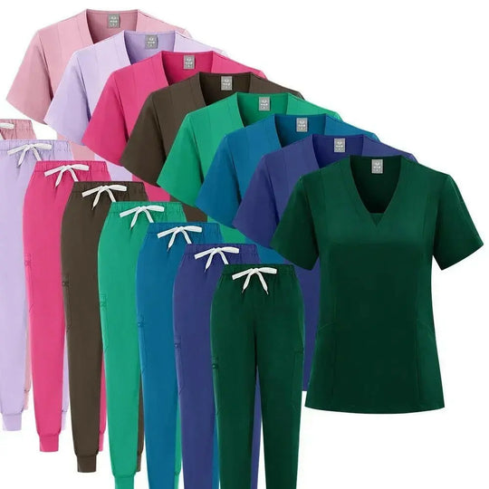 Wholesale Operating Room Medical Uniform Scrub Hospital Working Scrubs Set Nursing Supplies Nurse Dental Surgery Suit Workwear
