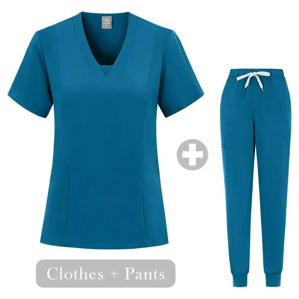 Wholesale Operating Room Medical Uniform Scrub Hospital Working Scrubs Set Nursing Supplies Nurse Dental Surgery Suit Workwear