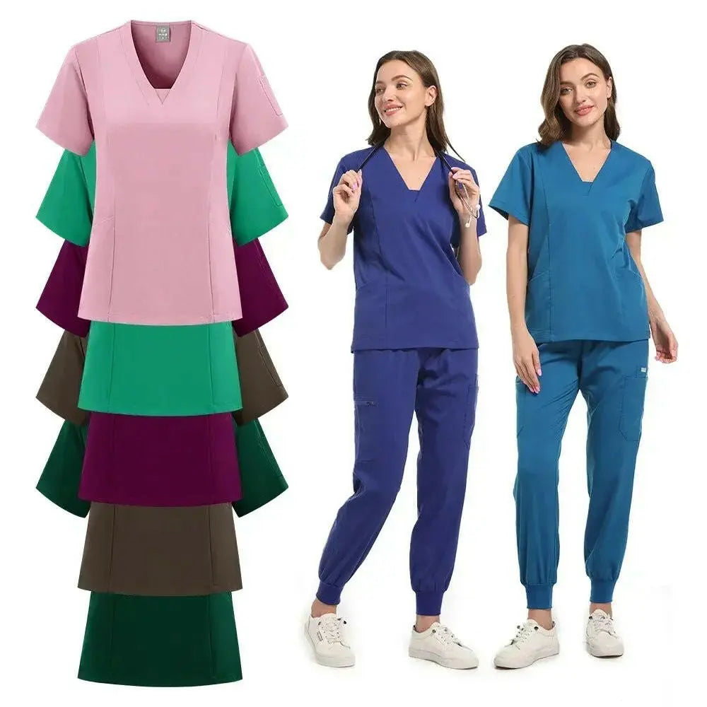 Wholesale Operating Room Medical Uniform Scrub Hospital Working Scrubs Set Nursing Supplies Nurse Dental Surgery Suit Workwear