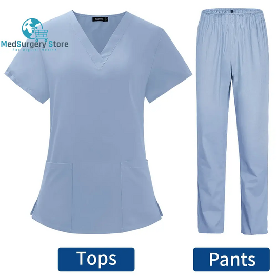 Pet Grooming Doctor Uniforms Non-Sticky Hair Nurse Women Thin and Light Fabric Medical Clothes for Summer Clinical Uniform Woman
