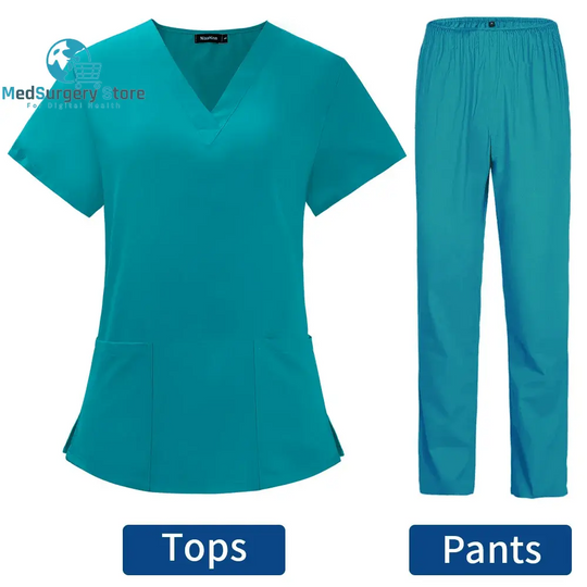 Pet Grooming Doctor Uniforms Non-Sticky Hair Nurse Women Thin and Light Fabric Medical Clothes for Summer Clinical Uniform Woman