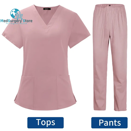 Pet Grooming Doctor Uniforms Non-Sticky Hair Nurse Women Thin and Light Fabric Medical Clothes for Summer Clinical Uniform Woman