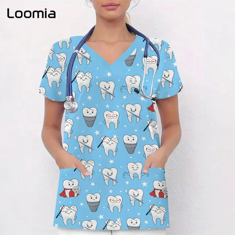 Uniformes quirúrgicos para odontología, cuello en V, uniformes de moda para mujerApparel & Accessoriesdsers - fulfillment - serviceMedSurgery Store For Digital Health1005009533233328 - S3DHS0719 - 4XLS3DHS07194XLUniformes quirúrgicos para odontología, cuello en V, uniformes de moda para mujer