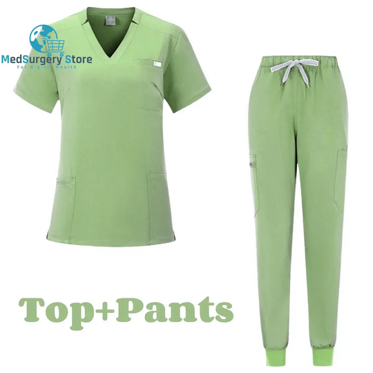 Short Sleeve Doctor Accessories Hospital Stylish Female Womens Stretch Medical Scrubs Nurse Uniform Medicals Spa Women Uniforms
