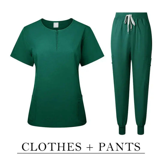 Surgical Uniform Women'S Care Set Top Pants Medical Scrub Clinical Beauty Salon Hospital Setnurse Hospital