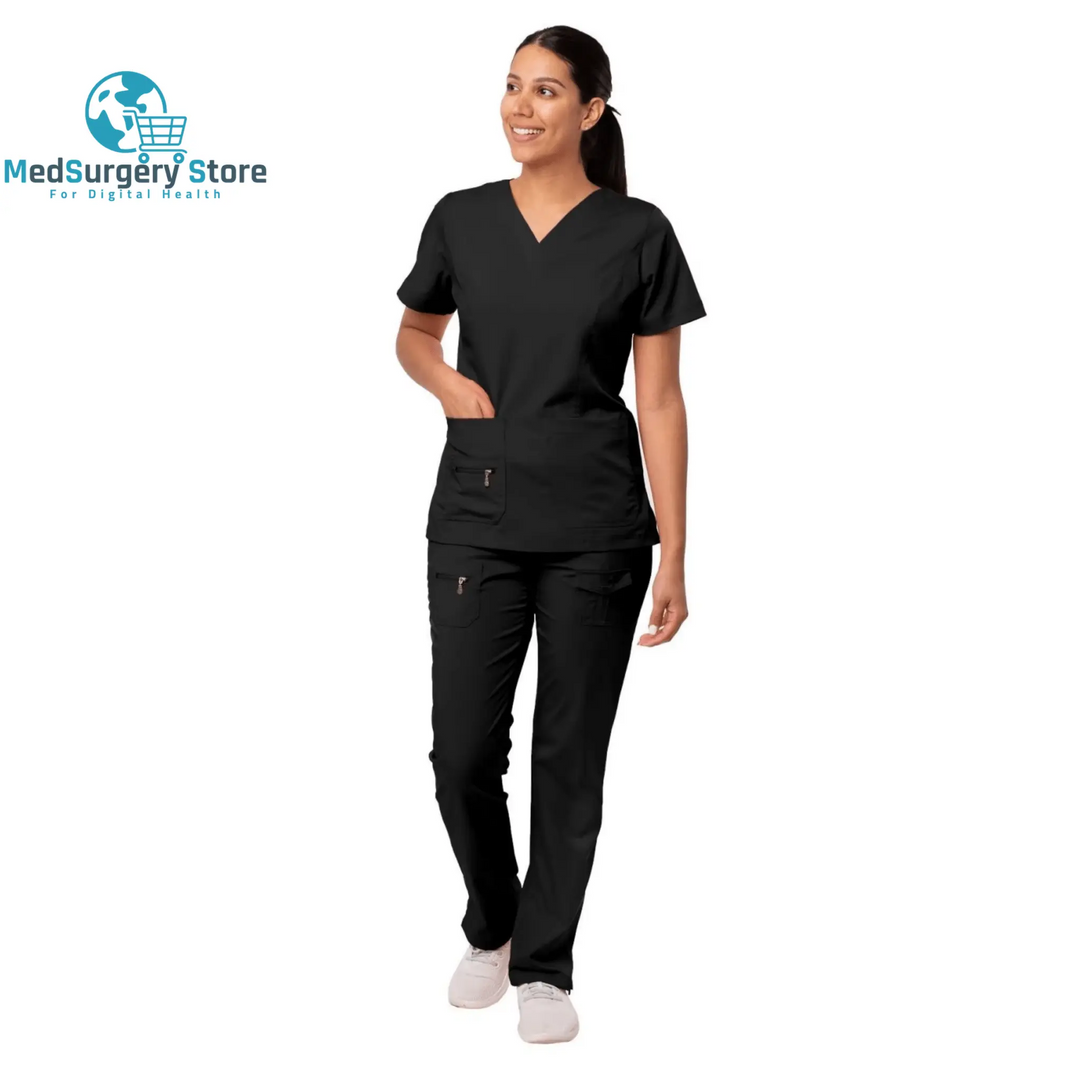 New Surgical Uniforms Woman Scrubs Medico Work Wear Top and Pants Sets Clinical Medical Suit Clothes for Doctor Nursing Uniform