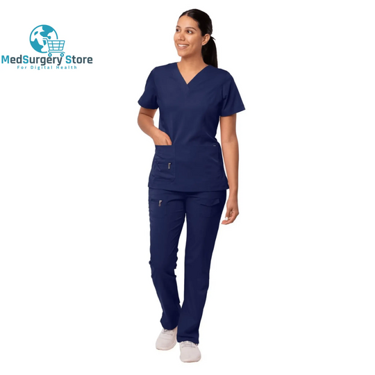 New Surgical Uniforms Woman Scrubs Medico Work Wear Top and Pants Sets Clinical Medical Suit Clothes for Doctor Nursing Uniform
