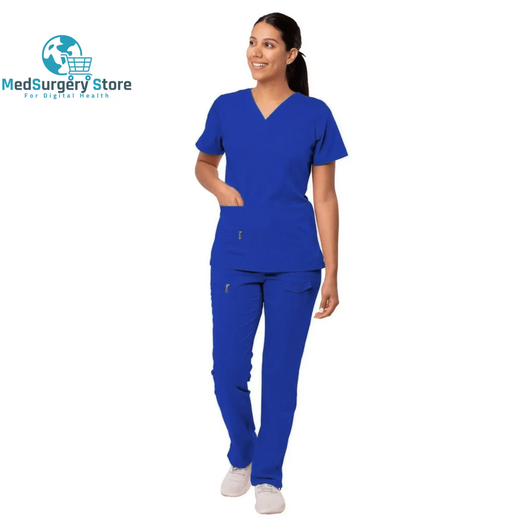 New Surgical Uniforms Woman Scrubs Medico Work Wear Top and Pants Sets Clinical Medical Suit Clothes for Doctor Nursing Uniform