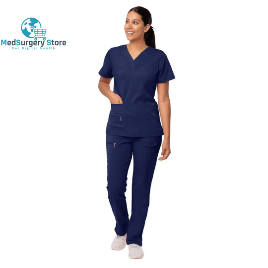 New Surgical Uniforms Woman Scrubs Medico Work Wear Top and Pants Sets Clinical Medical Suit Clothes for Doctor Nursing Uniform